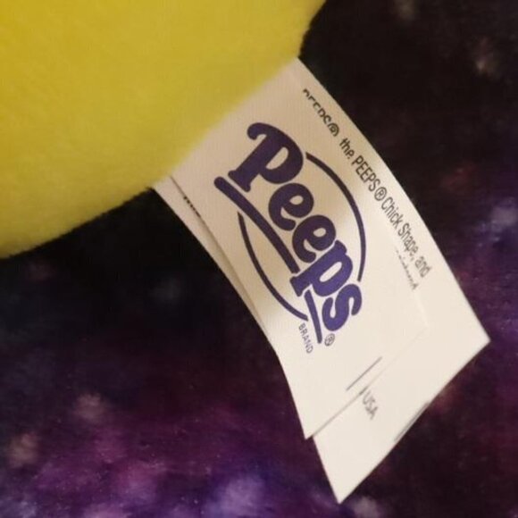 YELLOW PEEPS PLUSH NWT Bunny Toy Kids Easter Spring Large Classic Pillow Dorm - Picture 5 of 9
